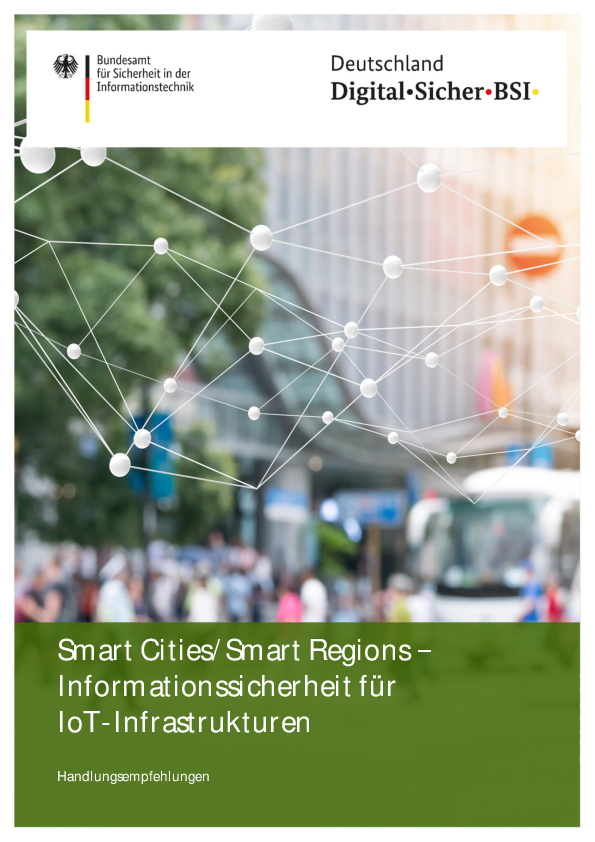 Handlungsempfehlungen zur Informationssicherheit in Smart Cities und Smart Regions veröffentlicht
